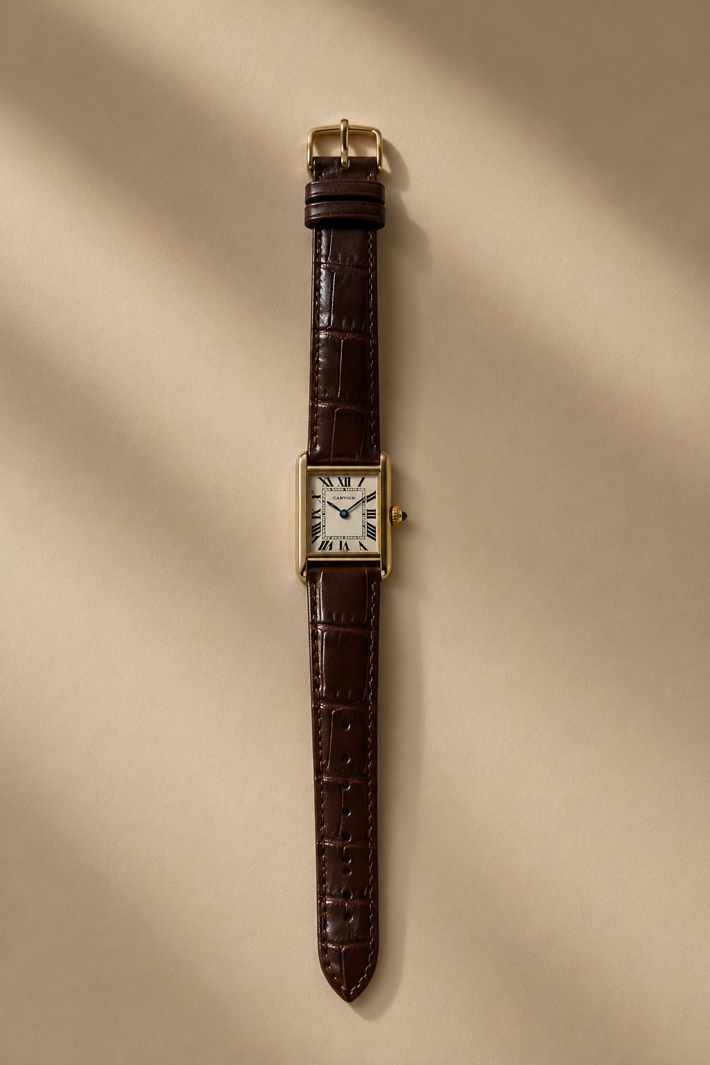 Montre Cartier Femme Marron