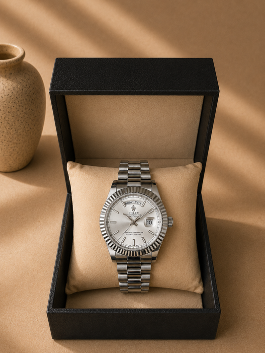 Montre ROLEX homme Blanc