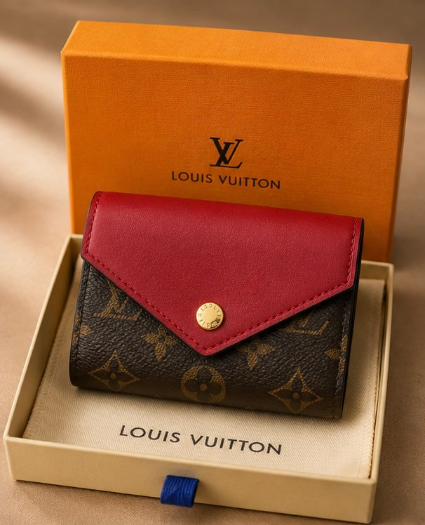 Porte-monnaie LV Femme Rouge