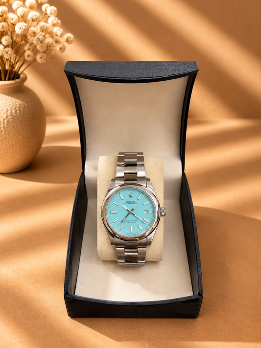Rolex pour homme Tableau Bleu Ciel
